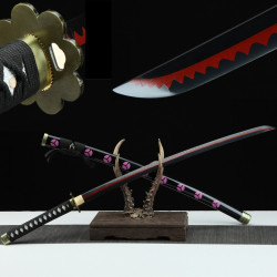 One Piece sword Handmade / Animation/anupdated  version/One piece/Black knife autumn water/黑刀秋水/LR48