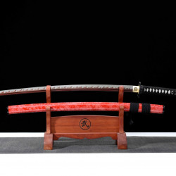 hand forged Japanese katana swords/functional/sharp/ 红莲/HW15