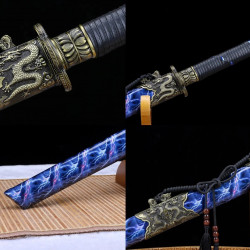 China sword Handmade /functional/sharp/麒麟闪电战刃/BY60