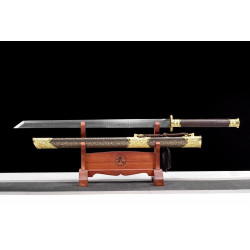 China Tang sword Handmade /functional/sharp/ 金鳞战刃/HH26