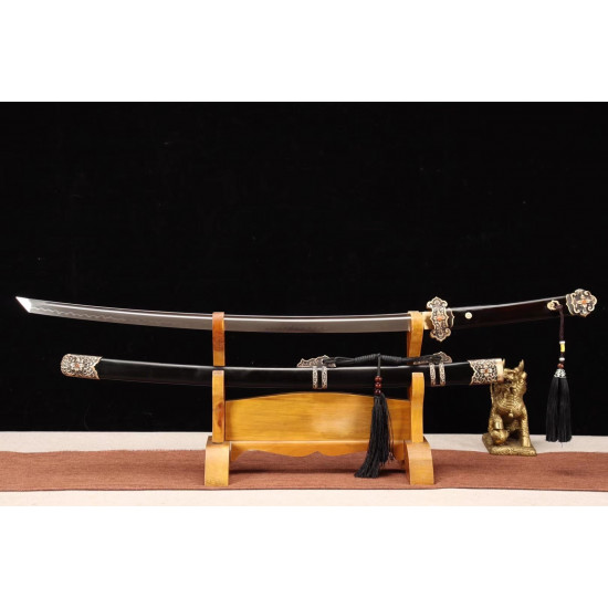 Masterpiece /hand forged Chinese swords /functional/sharp/ 百花唐刀/SS07