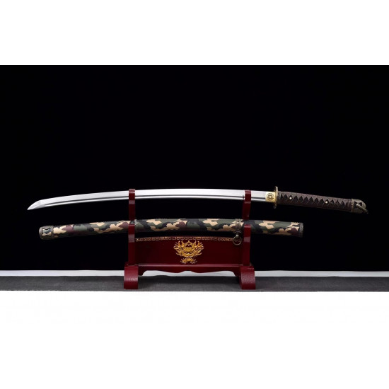 hand forged Japanese katana swords/functional/sharp/ 迷彩军刀/CC39