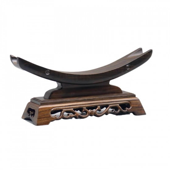 Chinese ivory rack ornaments base mahogany craft base black catalpa solid wood wishful frame/ 象牙架/G1