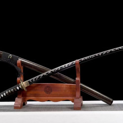 hand forged Japanese katana swords/functional/sharp/ 黑泽/T4