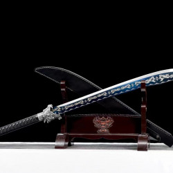 China sword Handmade /functional/sharp/ 龙翎马刀/K11